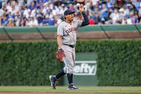 The cleveland indians left fielder, 24, was hospitalized after an ankle injury. Yjnbp2eqrk8f8m