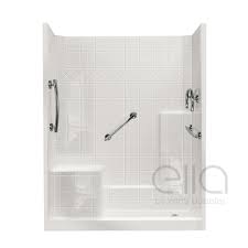 4.3 out of 5 stars 17. One Piece Low Threshold Shower With Molded Seat Ella S Bubbles
