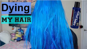You can bleach your hair using a kit from a drug or beauty supply store, or you can have it bleached professionally. Dying My Hair Blue Youtube