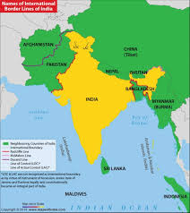 High detail vector map of far east asia. The International Border Lines Of India Education Blogs