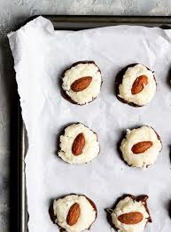 No Bake Almond Joy Cookies Recipe Almond Joy Cookies Chocolate No Bake Cookies Peanut Butter No Bake
