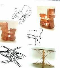 Bentwood Furniture 1989 1992 Chair Designs By Frank O Gehry Sketches Of Prototypes Brentwood Furniture Vintage Chairs Chair Design