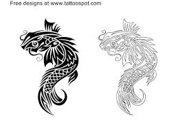 Black And White Stencil Koi Fish Design Japanese Koi Fish Tattoo Outline Ourimgs Com The Hippest Carpe Koi Koi Carpe