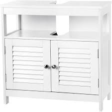 Waschtisch im bad mit viel stauraum. Vasagle Waschbeckenunterschrank Unterschrank Ohne Waschbecken Aufbewahrung Viel Stauraum Badschrank Mit Lamellenturen 2 Facher Weiss 60 X 60 X 30 Cm B X H X T Bbc02wt Amazon De Kuche Haushalt