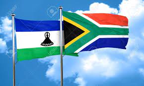 Kategorien » flaggen » nationalflaggen » flagge: Lesotho Flagge Mit Sudafrika 3d Rendering Lizenzfreie Fotos Bilder Und Stock Fotografie Image 58580875