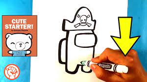 With customized characters, you have chance to color among us images with many skins, hats and pets. How To Draw Among Us Characters Pirate Hat Pirate Hats Easy Pictures To Draw Pictures To Draw