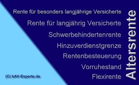 Sie haben jedoch die möglichkeit, bestimmte altersrenten vor dem erreichen der regulären altersgrenze in anspruch zu nehmen. Betriebliche Altersversorgung Seite 3 Blog Forum 55plus De