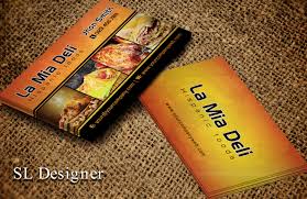 One of the card's spending categories is u.s. Elegant Playful Food Store Business Card Design For The Ups Store 5265 By Sl Designer Design 14724877