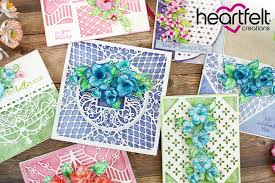 Lace up all of your paper projects with this gorgeous intricate die set. Hochanda New Heartfelt Creations Decorative Dies Milled
