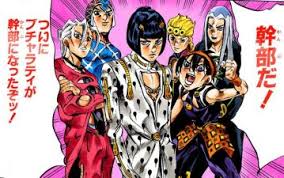 Reflecting his stand's power, buccellati wears a suit with a zipper motif. Bruno Bucciarati Gallery Jojo S Bizarre Encyclopedia Jojo Wiki