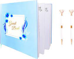 Buy Ritzer Wedding Guest Book Sign In Registry Guestbook Hardcover Planner 10 2 X 8 40 Sheets 80 Pages Guest Book For Wedding Baby Shower Engagement Parties Hotels 2 Crystal