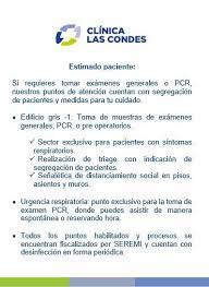 Resultados de clinica en las condes ; Facebook