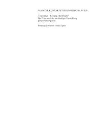 Sun bear & wabun wind shawnodese; Pdf Tourismus Losung Oder Fluch Die Frage Nach Der Nachhaltigen Entwicklung Peripherer Regionen