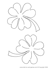 Shamrock Coloring Pages Kids Games Central