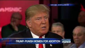 Trump's Call For 'Punishing' Women Who Have Abortions