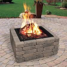36 Square Fire Ring In 2020 Fire Pit Square Fire Pit Fire Ring