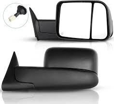 Dodge ram 2500 tow mirrors. Amazon Com Eccpp Towing Mirrors For Dodge For Ram 1500 2500 3500 1998 1999 2000 2001 Power Heated Pickup Mirrors Driver And Passenger Side Black Housing Automotive