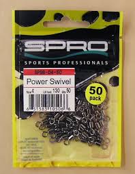 Details About Spro Super Strong Pro Fishing Power Swivel 130 Lb Test 50 Pack Size 4 Spsb 04 50