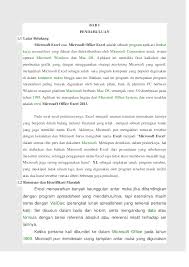 The biggest difference between the two programs is that, in excel, the format is set for each individual cell. Doc Makalah Microsoft Excel 2010 Story Maker Indonesia Advrieldra Yuuki Academia Edu