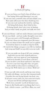 My Life Motto Sorry For The Long Reading Inspirational Speeches If Rudyard Kipling Words