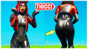 Fortnite + chat with live girls. Fortnite Thicc Lynx Skin Showcased Replay Theatre Youtube