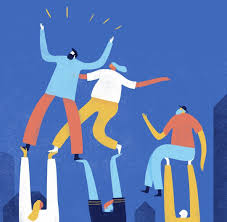 Colourful Monday S These Little Guys Are Part Of A Recent Illustration For Togglteam For Graphic Illustration Illustration Character Design Illustration