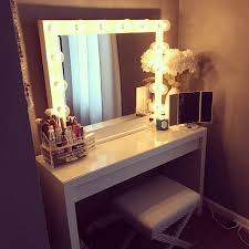 Vanity Mirror With Hollywood Lighting Perfect For Ikea Etsy Vanity Mirror Mirror With Lights Ikea Vanity