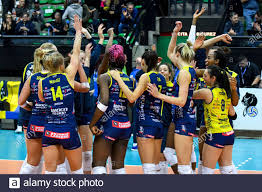 Alexandra klineman (usa) , valentina fiorin, cristina barcellini, melissa dona, valentina tirozzi a: Imoco Volley Stockfotos Und Bilder Kaufen Alamy