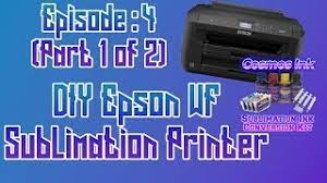 You need a printer that does not use heat in its printing process since sublimation ink is heat activated. How To Setup Epson Wf 7710 Printer For Sublimation Part 1 Of 2 Ep 04 Youtube