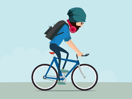 Bicycle Boy Bicycle Illustration Motion Design Animation Animation Design