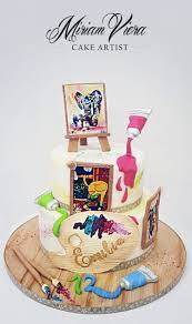 Torta Per Piccola Artista Cake Birthday Cake Desserts