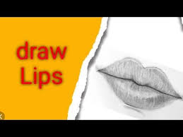 تعليم الرسم بالرصاص رسم الفم بطريقة سهلة للمبتدئين How To Draw Lips Easy Way Youtube Lips Drawing Pencil Sketch Draw