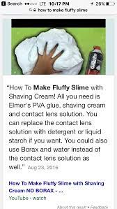 How To Make Fluffy Slime With Shaving Cream All You Need Is Elmer S Pva Glue Shaving Cream And Cont Making Fluffy Slime Slime With Shaving Cream Fluffy Slime