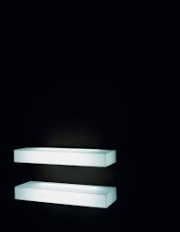 Light Light Shelves By Glasitalia Via Designresource Co Mensole Sospese Cucina Mensole Sospese Mensole Sospese Bagno
