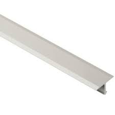 Schluter Reno T Solid Brass 17 32 In X 8 Ft 2 1 2 In Metal T Shaped Tile Edging Trim T9 14m Tile Edge Tile Edge Trim Tile Accessories