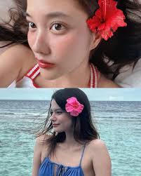 Maldives trip is the best moments for them🌺🌸🌊👭🤍 #srchafreen  #beckysangels #FreenBecky #ฟรีนเบค ccto