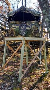 Elevated Ground Blind Deer Towergardenhomemade Deer Hunting Stands Deer Hunting Gear Hunting Stands
