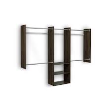 Oct 02, 2020 · these small kitchen storage solutions help those facing a tiny space from becoming disorganized and chaotic. Martha Stewart Living 4 Ft 8 Ft Espresso Deluxe Starter Closet Kit D1 At The Home Depot Martha Stewart Closet Closet Kits Wood Closet Systems