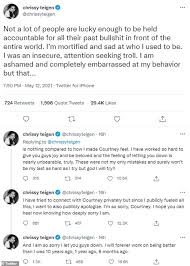 Courtney exclusively told the sun how she is currently going through a healing. Courtney Stodden Would Consider Sit Down Meeting With Chrissy Teigen Over Abusive Tweets Daily Mail Online