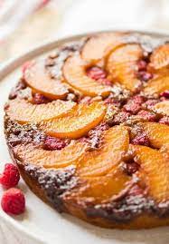 Unbelievably Moist Delicious Peach Upside Down Cake The Best Summer Dessert Recipe Works With Peach Upside Down Cake Upside Down Cake Diet Desserts Recipes