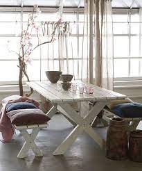 Here are just about graceful breeze style tables from dwell's archives. Indoor Picnics Dinning Room Tables Indoor Picnic Dining Room Table