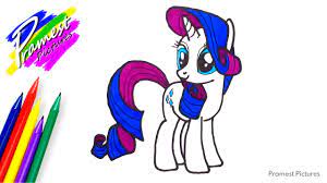 The powerpuff girls cara menggambar dan mewarnai gambar kartun anak. Rarity 3 Cara Menggambar Dan Mewarnai Gambar Kuda Poni Untuk Anak Youtube