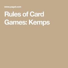 Rules Of Card Games Kemps Card Games Kemp Cards