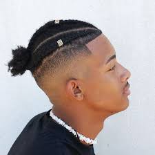 Undercut With Breaded Haircut For Black Boy Black Boy Hairstyles Boy Hairstyles Braids For Boys