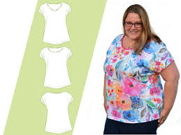 Schnittmuster basic shirt für damen die nähanleitung. Schnittmuster Und Nahanleitung Damen Shirt Curvy Selber Nahen