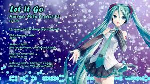 Frozen - Hatsune Miku English V3 - Let it go [Vocaloid Cover] - YouTube
