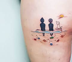 Tattoos of 50 greatest pop culture couples. Love Story Tattoo By Ilaria Tattoo Art Post 20697