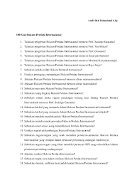 Odul ini berjudul pengertian, sejarah hukum dan luas lingkup hpi. Pdf 100 Soal Hukum Perdata Internasional Rohadatul Aisy Academia Edu