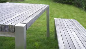 gartentisch larche edelstahl gartentisch garten tisch