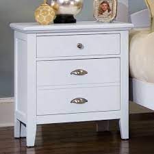 Vaughan Bassett Twilight Snow White Nightstand Bedroom Night Stands Nightstand Dresser As Nightstand